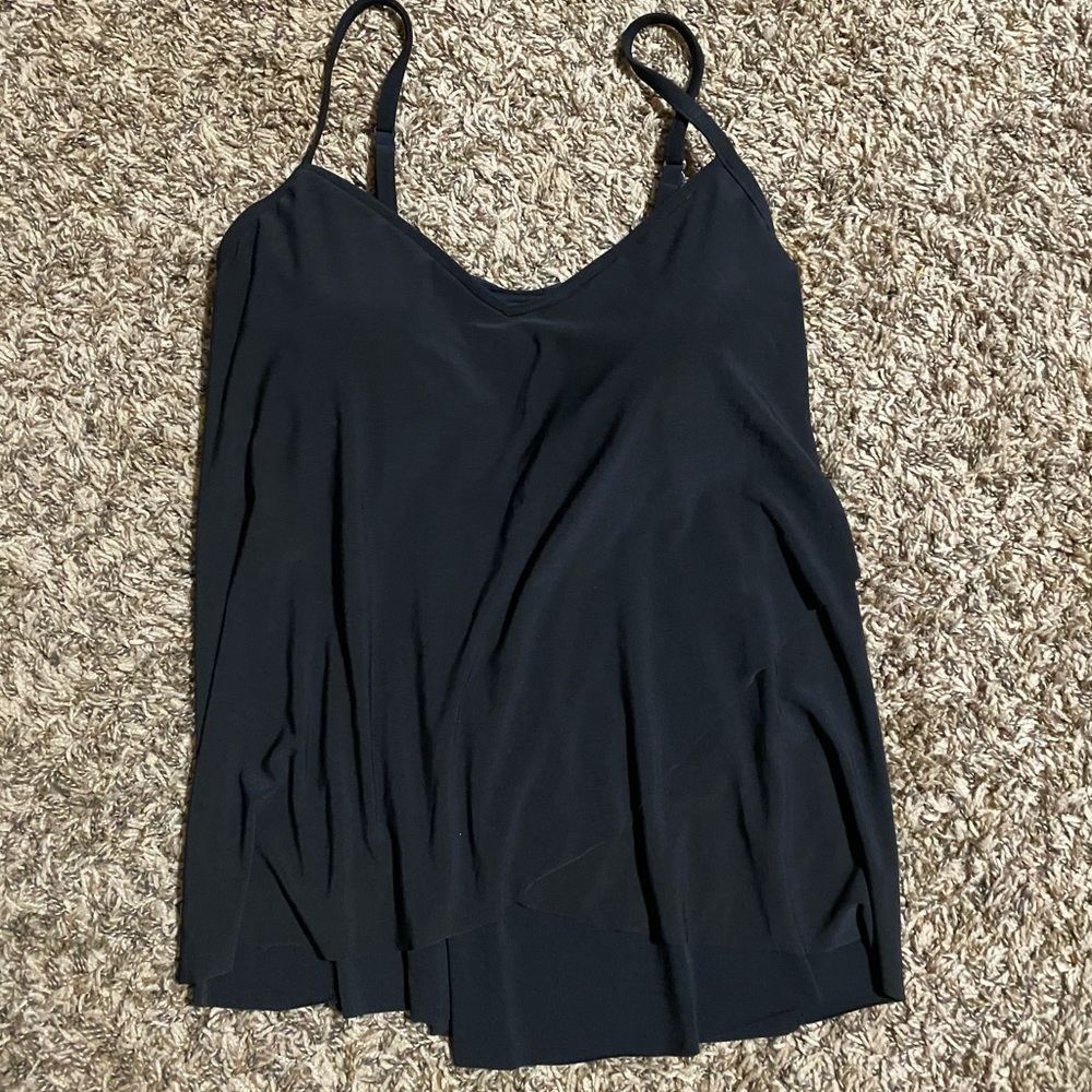 Black swim suit top & bottoms